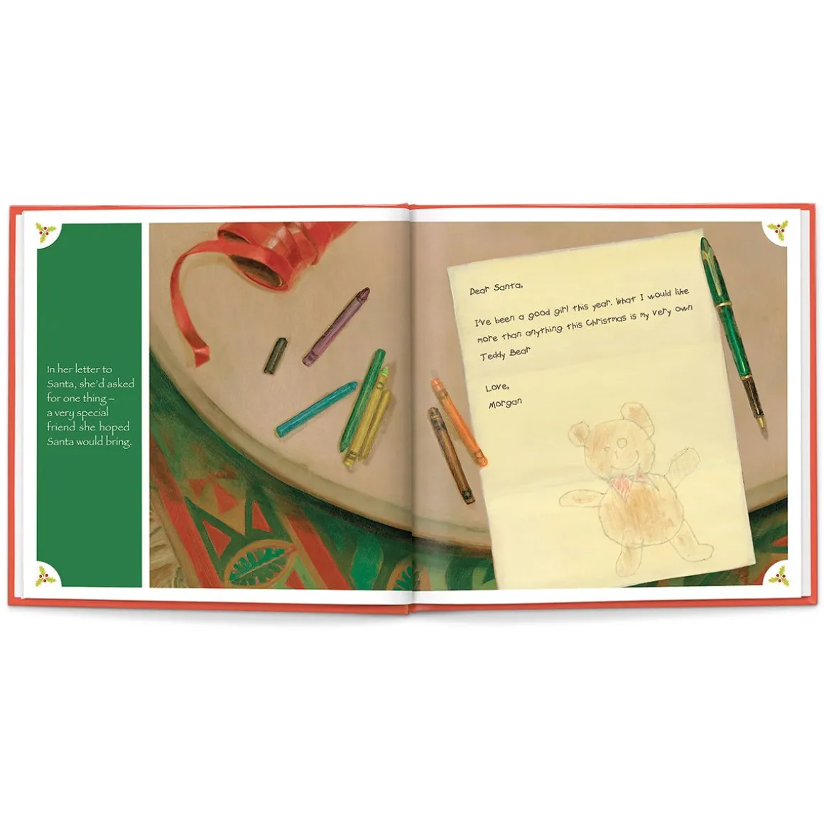 A Christmas Bear For Me with Plush Bear Personalized Storybook