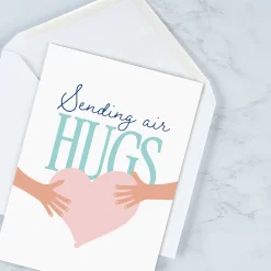 Air Hug Friendship Card