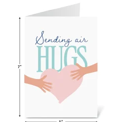 Air Hug Friendship Card