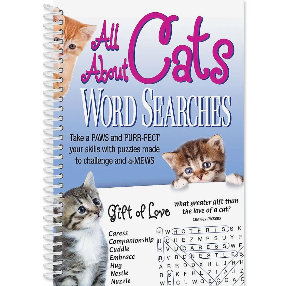 All About Cats Word Searches Book