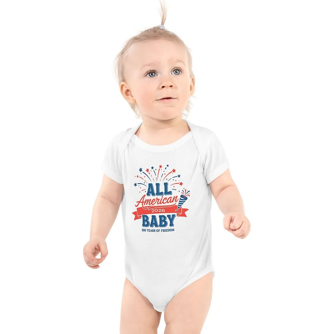 All American Baby Bodysuit Romper