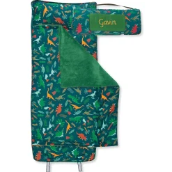All-Over Green Dino Print Personalized Nap Mat by Stephen Joseph®