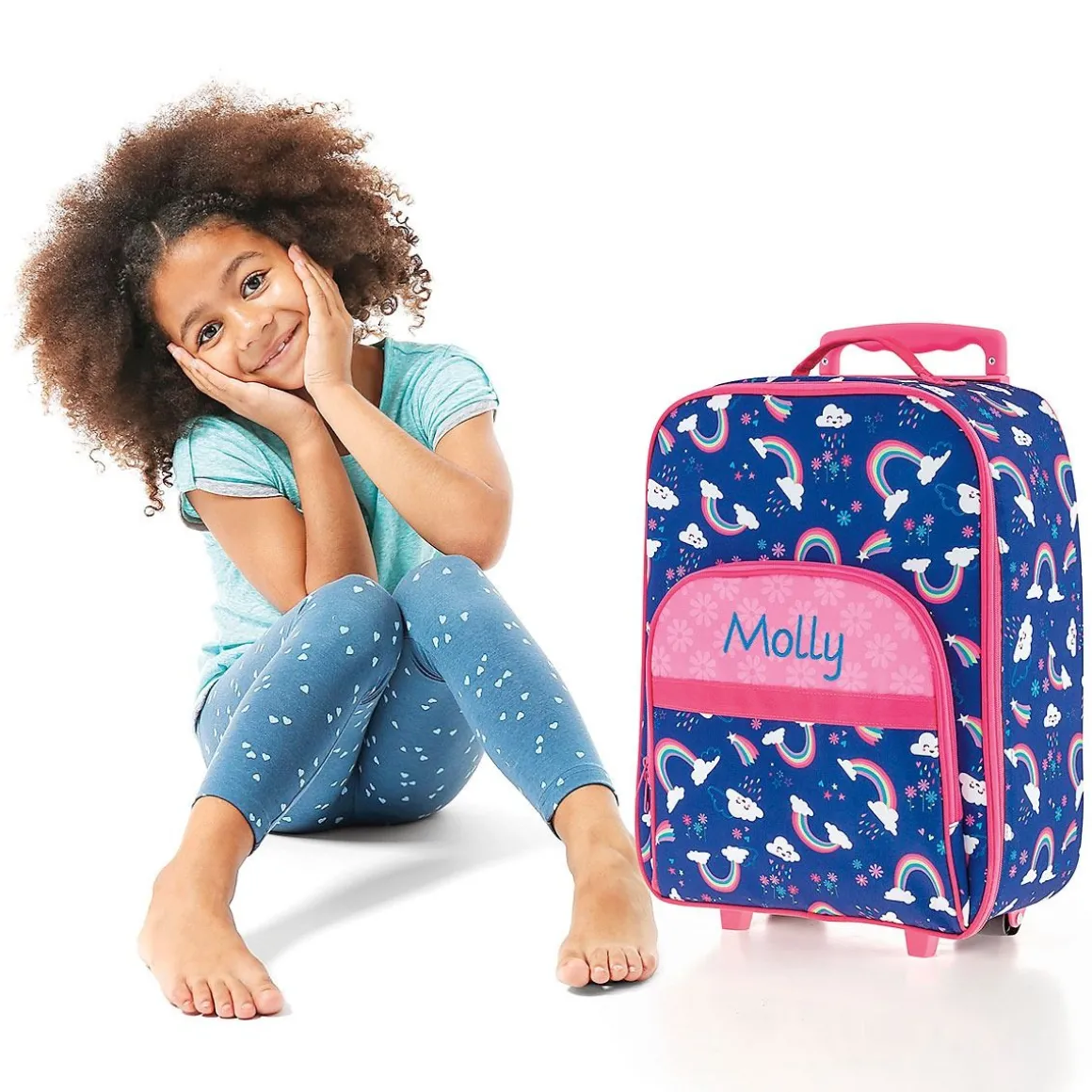 All-Over Rainbow 18" Rolling Luggage by Stephen Joseph®