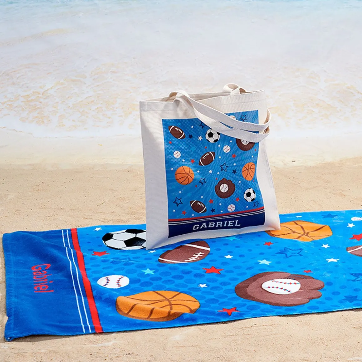 All Sport Personalized Canvas Tote