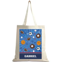 All Sport Personalized Canvas Tote