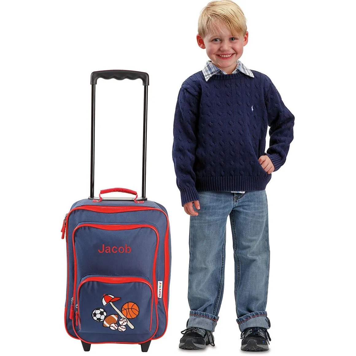 All Sports 18" Personalized Rolling Luggage