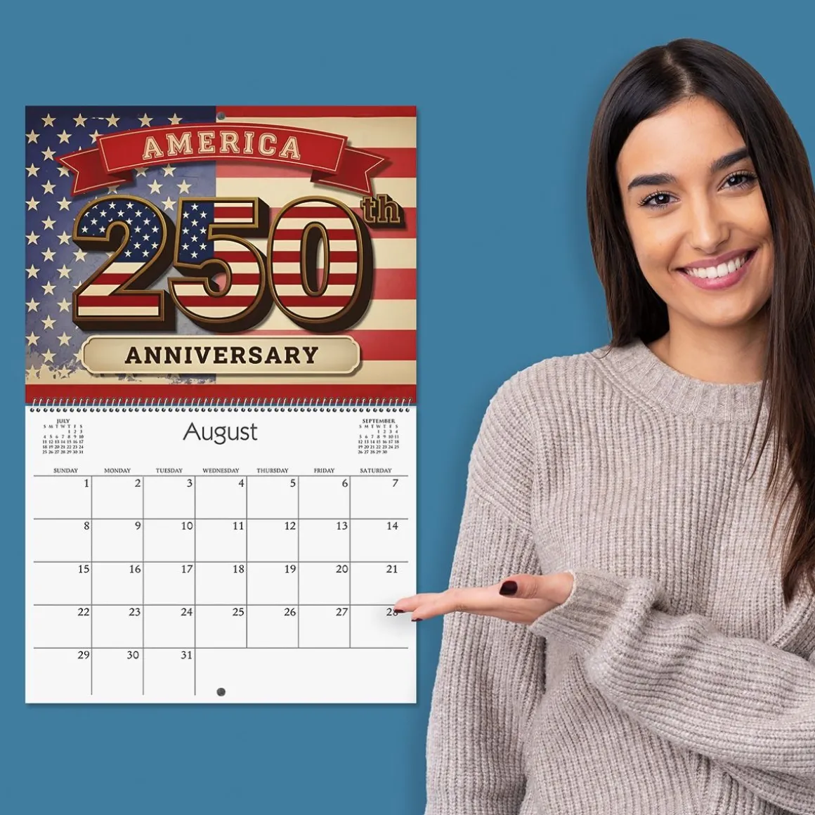 Americana 18 Month Calendar