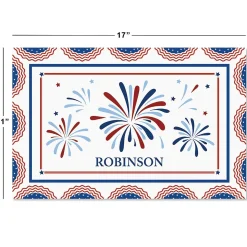 Americana Personalized Placemat Pad