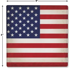 American Flag Coasters