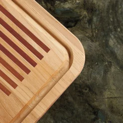 American Flag Personalized Alder Wood Cutting Board