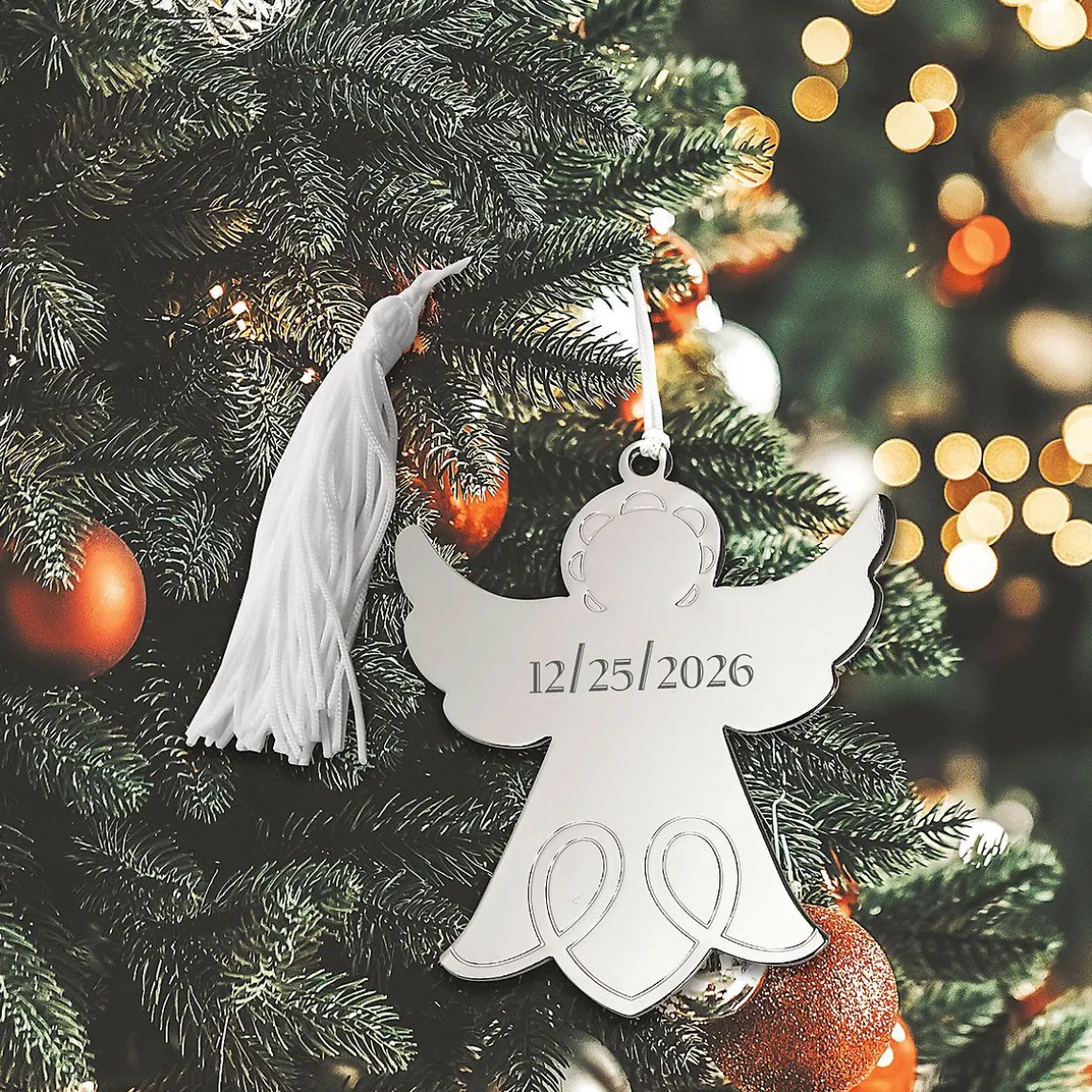 Angel Personalized Ornament with Tassel