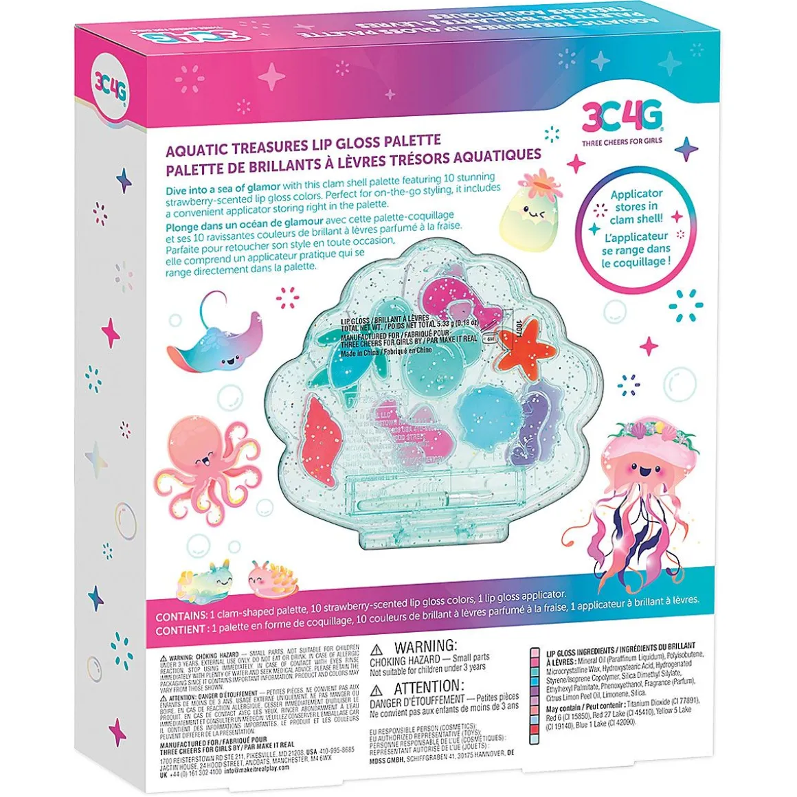 Aquatic Treasures Lip Gloss Palette
