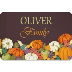 Autumn Welcome Personalized Thanksgiving Doormat
