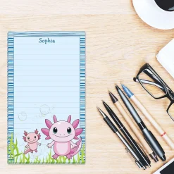 Axolotl Personalized Notepad