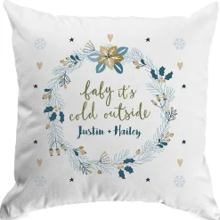Baby It's Cold Personalized Pillow