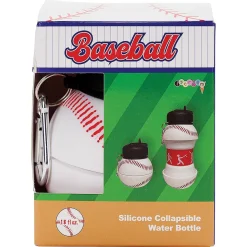 Baseball Collapsible Personalized Water Bottle