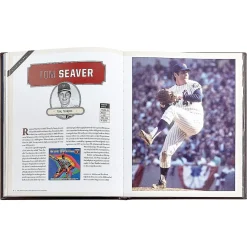 Baseball Hall of Fame Personalized Tan Leather-Bound Book