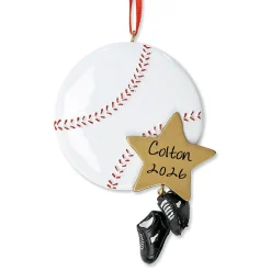 Baseball Personalized Ornament