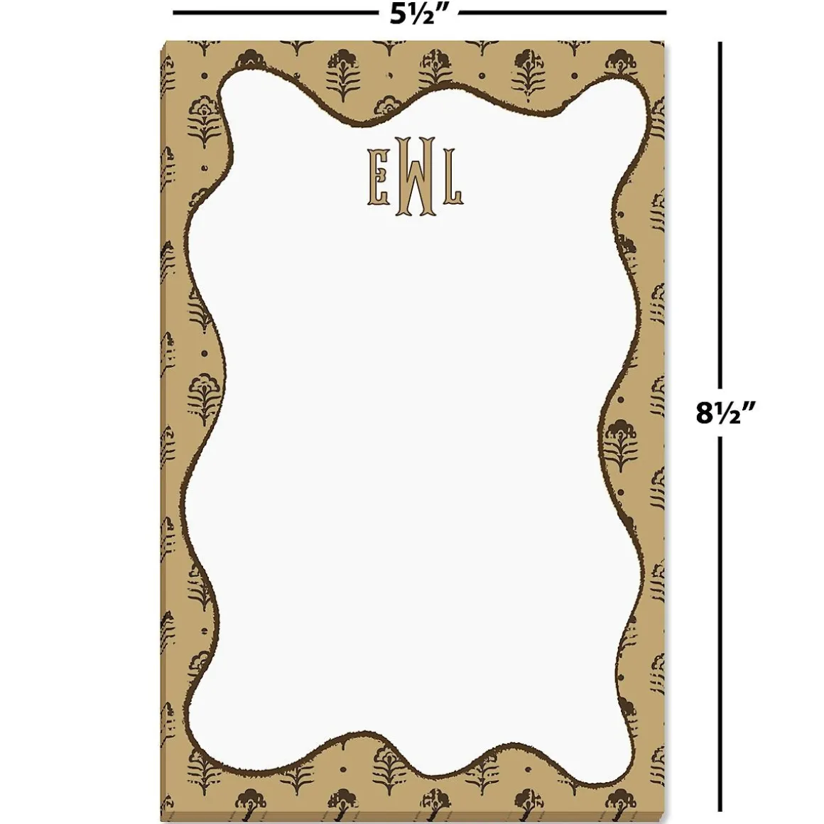 Batik Monogram Notepads