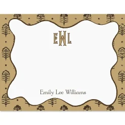 Batik Personalized Correspondence Cards