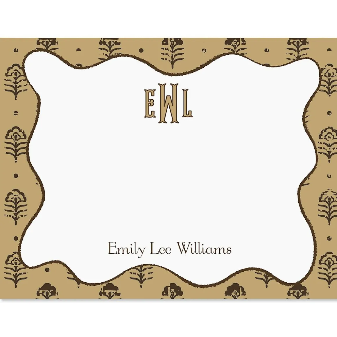Batik Personalized Correspondence Cards