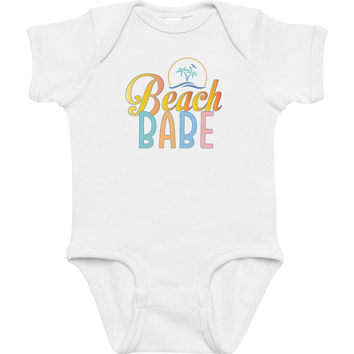 Beach Babe Baby Bodysuit Romper