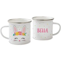 Beautiful Bunny Personalized Camp Mug