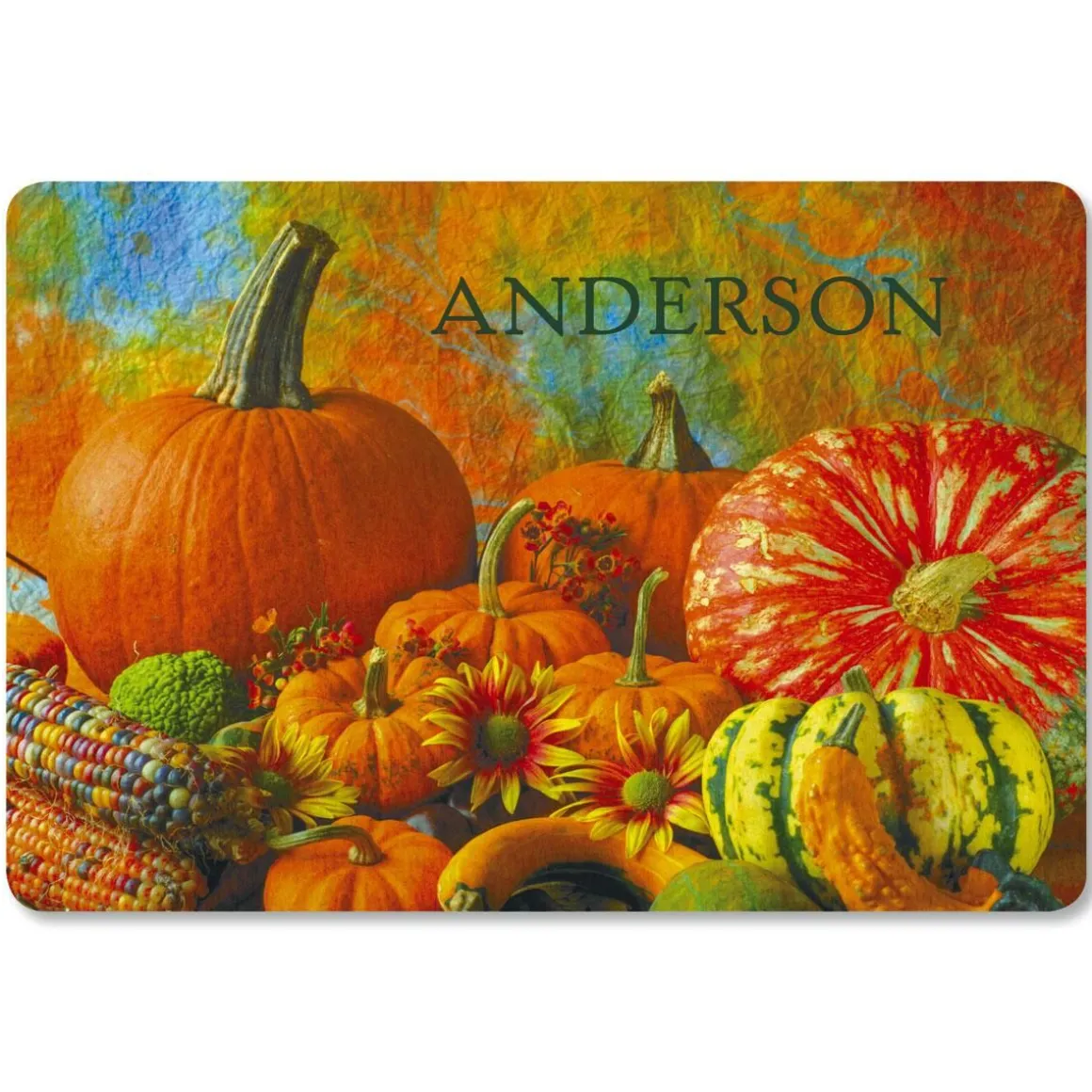 Beautiful Pumpkins Doormat