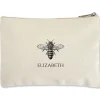 Bee Personalized Small Canvas Pouch