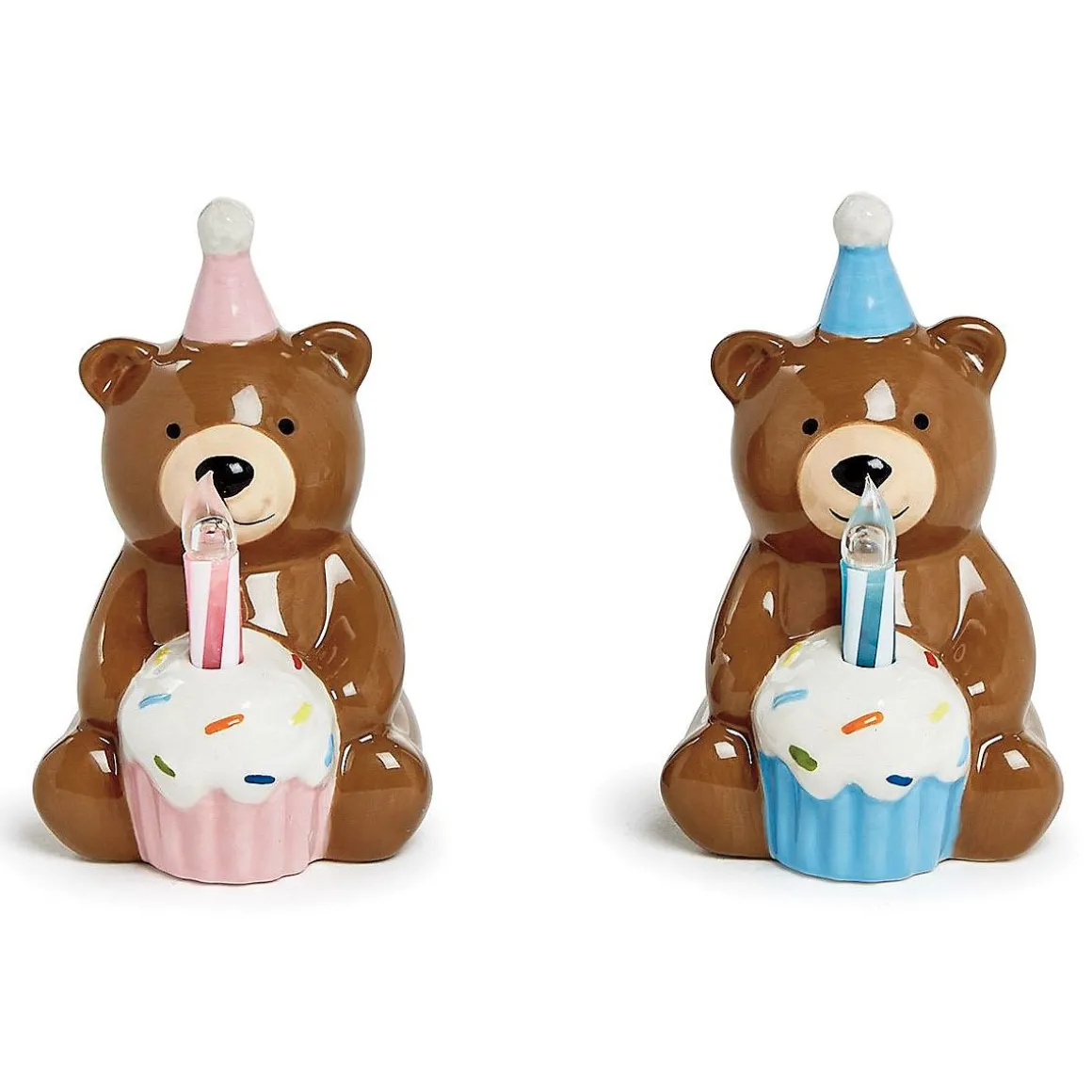 Birthday Bear Keepsake LED Candle