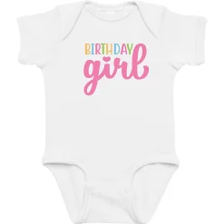 Birthday Girl Baby Bodysuit Romper