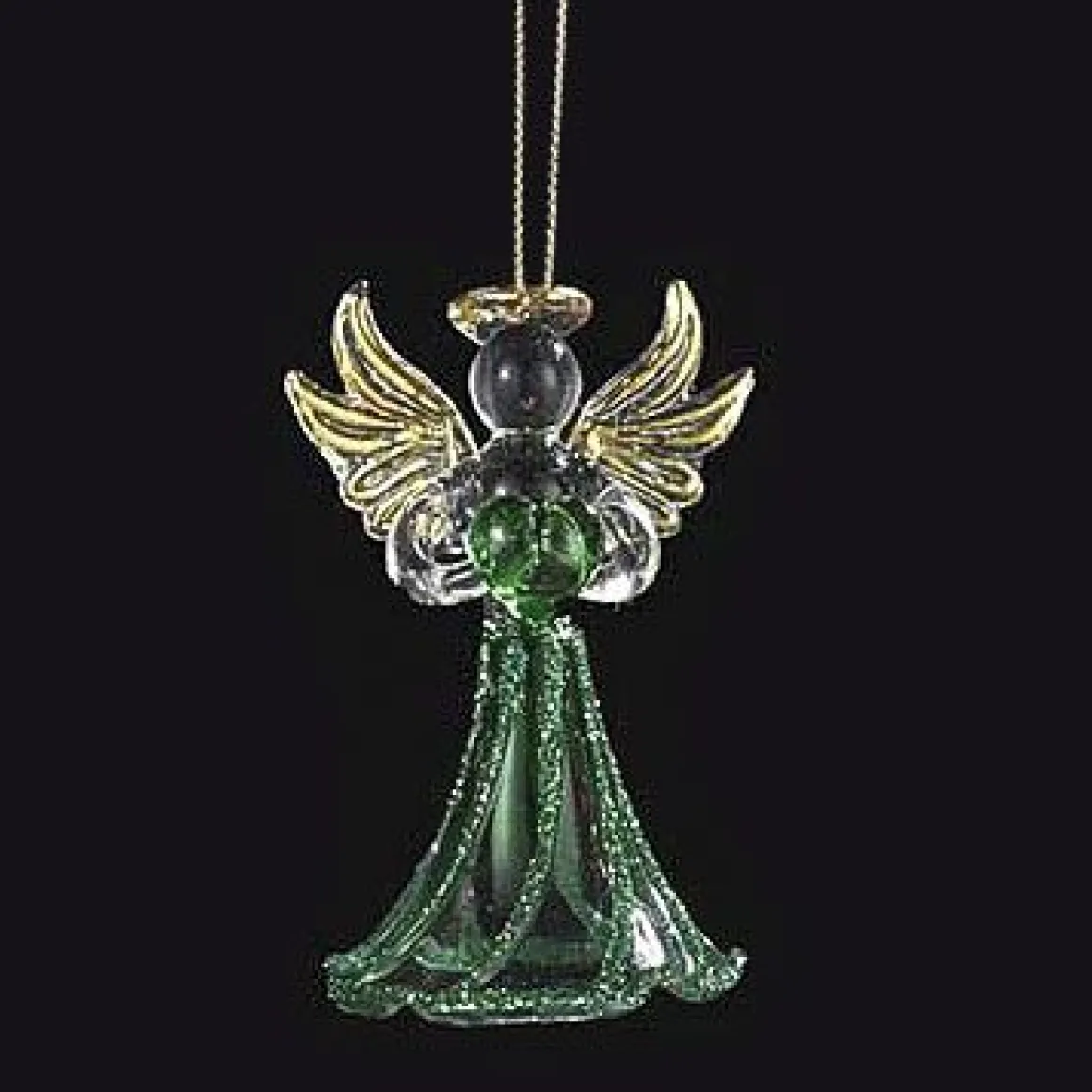 Birthstone Angel Glass Ornaments