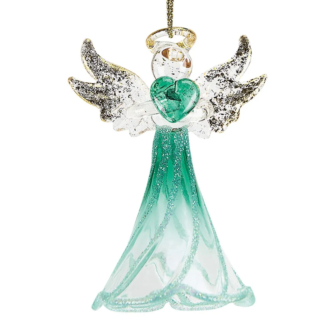 Birthstone Angel Glass Ornaments