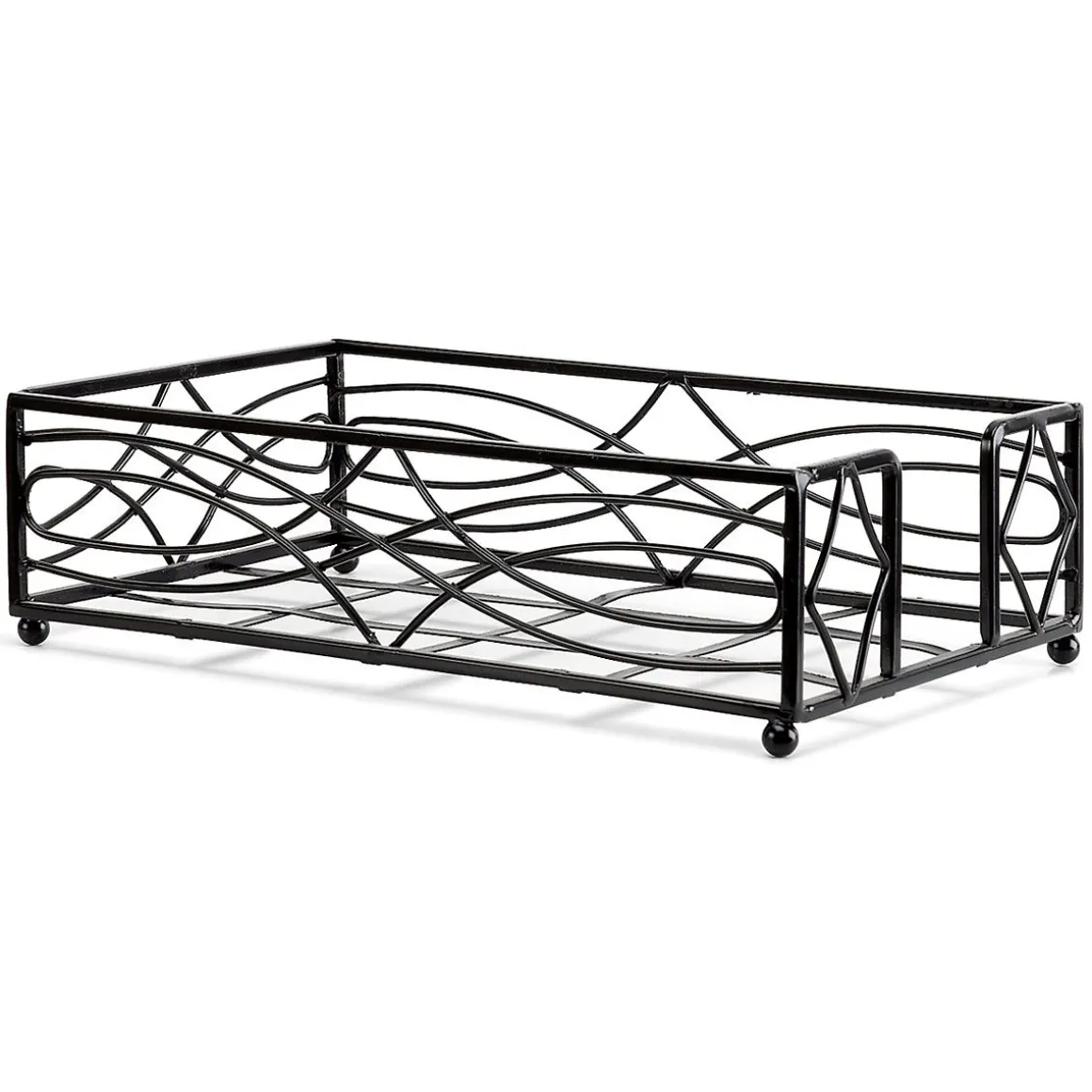 Black Wave Hand Towel Holder