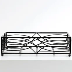 Black Wave Hand Towel Holder