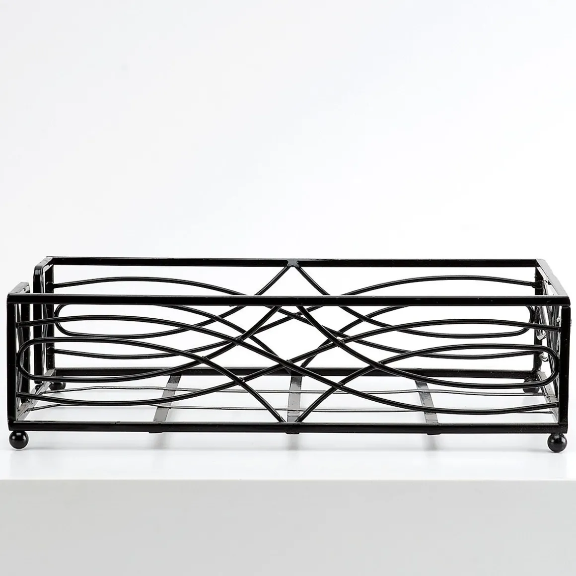 Black Wave Hand Towel Holder