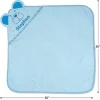 Blue Bear Hooded Animal Personalized Towel