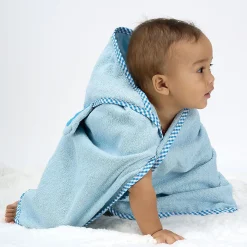 Blue Bear Hooded Animal Personalized Towel