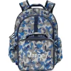 Blue Camo Backpack with Attached Personalized Lunch Bag