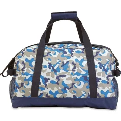 Blue Camo Personalized Duffel Bag