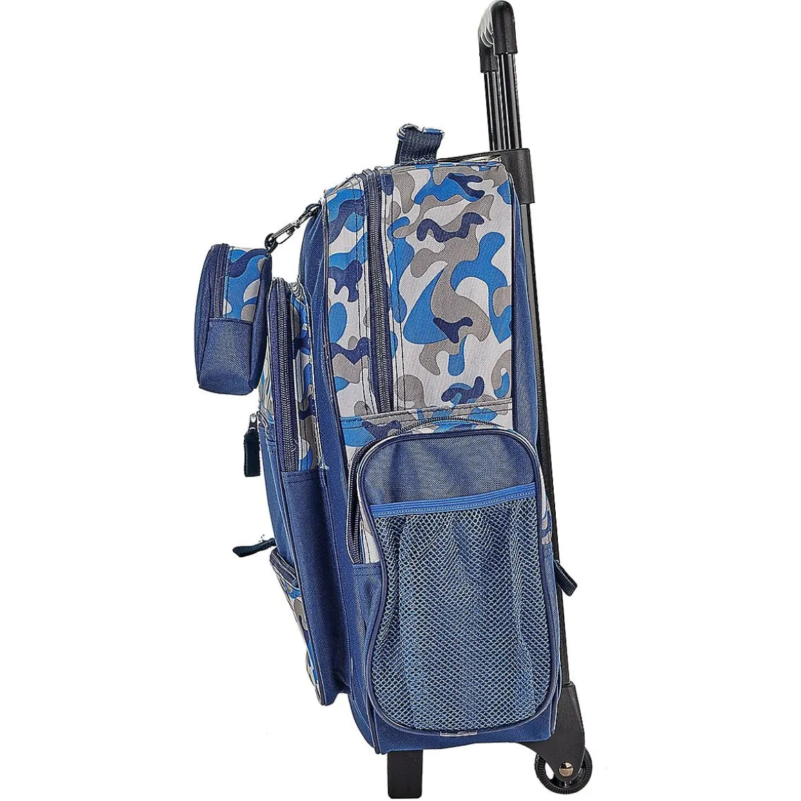 Blue Camo Personalized Rolling Luggage