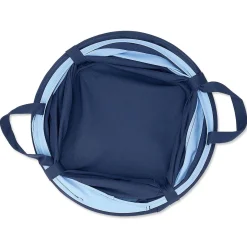 Blue Collapsible Personalized Laundry Tote