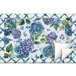 Blue Hydrangea Disposable Placemat Pad