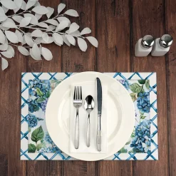 Blue Hydrangea Disposable Placemat Pad