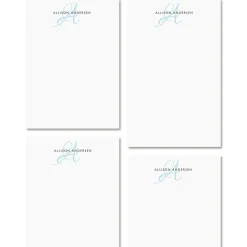Blue Initial Notepads