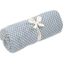 Blue & Ivory Throw Blanket