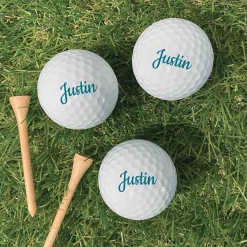 Blue Name Personalized Golf Balls