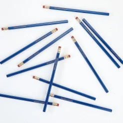 #2 Blue Personalized Hardwood Pencils