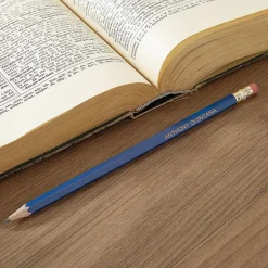 #2 Blue Personalized Hardwood Pencils