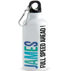 Blues Personalized Water Bottle